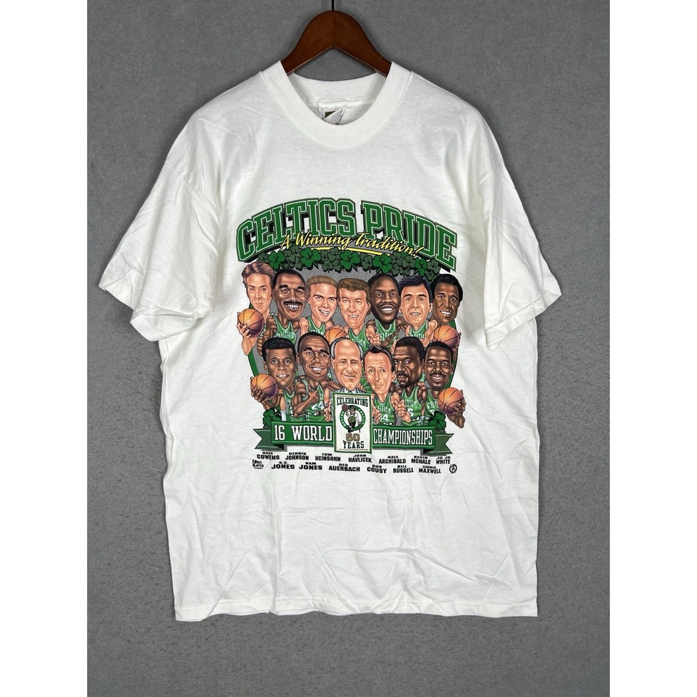 Boston Celtics Pride A Winning Tradition 50 Years T-Shirt men's size XL - Picture 1 of 7